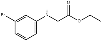 ethyl 2-[(3-bromophenyl)amino]acetate Struktur