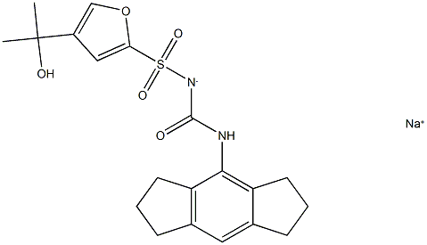 CRID3ナトリウム塩 化学構造式
