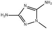 1-メチル-1H-1,2,4-トリアゾール-3,5-ジアミン 化学構造式
