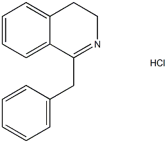 Isoquinoline,3,4-dihydro-1-(phenylmethyl)-, hydrochloride (1:1) 结构式