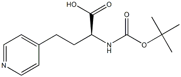 (S)-BOC-4-吡啶-高丙氨酸, 273222-03-0, 结构式