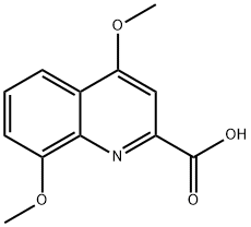 4,8-二甲氧基喹啉-2-羧酸 结构式