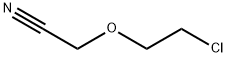 2-chloroethoxyacetonitrile 化学構造式
