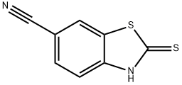 2-巯基苯并噻唑-6-甲腈, 315228-79-6, 结构式