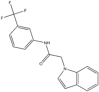 2-(1H-indol-1-yl)-N-[3-(trifluoromethyl)phenyl]acetamide|