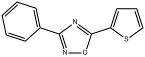 3-苯基-5-(噻吩-2-基)-[1,2,4]噁二唑, 330459-31-9, 结构式