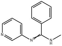 (E)-N'-methyl-N-(pyridin-3-yl)benzenecarboximidamide Struktur