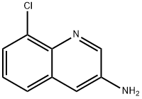 8-クロロキノリン-3-アミン 化学構造式