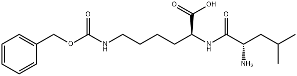 H-LEU-LYS (Z) - OH Structure