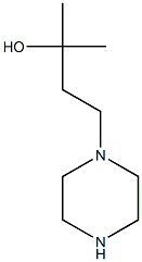 1-Piperazinepropanol,-alpha-,-alpha--dimethyl-(9CI) 化学構造式