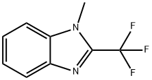 1-甲基-2-(三氟甲基)-1H-苯并[D]咪唑,384-46-3,结构式