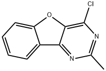 4-氯-2-甲基苯并呋喃并[3,2-D]嘧啶, 39786-40-8, 结构式