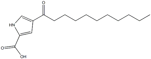 4-undecanoyl-1H-pyrrole-2-carboxylic acid Struktur