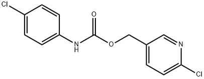 (6-chloropyridin-3-yl)methyl N-(4-chlorophenyl)carbamate Structure
