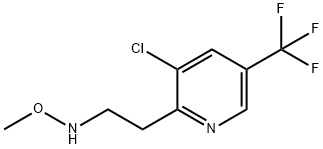 {2-[3-chloro-5-(trifluoromethyl)pyridin-2-yl]ethyl}(methoxy)amine Structure