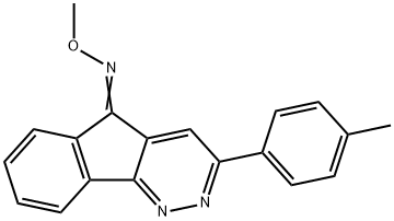 (5Z)-N-methoxy-3-(4-methylphenyl)-5H-indeno[1,2-c]pyridazin-5-imine|