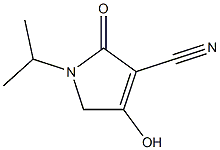 1H-Pyrrole-3-carbonitrile,2,5-dihydro-4-hydroxy-1-(1-methylethyl)-2-oxo-(9CI) Structure