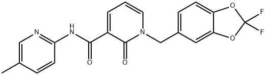 1-[(2,2-difluoro-2H-1,3-benzodioxol-5-yl)methyl]-N-(5-methylpyridin-2-yl)-2-oxo-1,2-dihydropyridine-3-carboxamide|