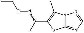 (E)-ethoxy(1-{6-methyl-[1,2,4]triazolo[3,2-b][1,3]thiazol-5-yl}ethylidene)amine Structure