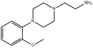 4-(2-methoxyphenyl)-1-Piperazineethanamine Struktur