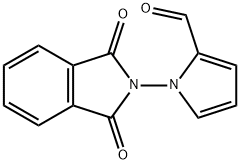 1-(1,3-dioxo-2,3-dihydro-1H-isoindol-2-yl)-1H-pyrrole-2-carbaldehyde Struktur