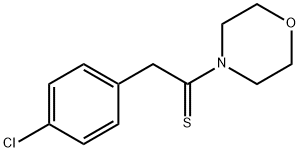2-(4-氯苯基)-1-吗啉乙烷-1-硫酮, 42945-85-7, 结构式