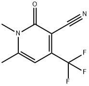 1,6-dimethyl-2-oxo-4-(trifluoromethyl)-1,2-dihydropyridine-3-carbonitrile|