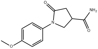 1-(4-methoxyphenyl)-5-oxopyrrolidine-3-carboxamide Structure