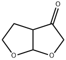 テトラヒドロフロ[2,3-B]フラン-3(2H)-オン 化学構造式