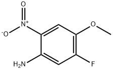 4-氨基-2-氟-5-硝基苯甲醚, 446-20-8, 结构式