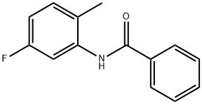N-(5-氟-2-甲基苯基)苯甲酰胺,451-00-3,结构式