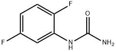 (2,5-difluorophenyl)urea Struktur