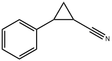 2-苯基环丙烷甲腈,4660-02-0,结构式
