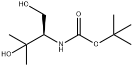 叔丁基[(1R)-2-羟基-1-(羟甲基)-2-甲基异丙基]氨基甲酸酯, 473545-40-3, 结构式