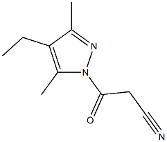 1H-Pyrazole,1-(cyanoacetyl)-4-ethyl-3,5-dimethyl-(9CI)|