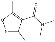 4-Isoxazolecarboxamide,N,N,3,5-tetramethyl-(9CI) Structure