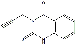 3-(2-propynyl)-2-thioxo-2,3-dihydro-4(1H)-quinazolinone,497060-22-7,结构式
