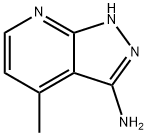1H-Pyrazolo[3,4-b]pyridin-3-amine,4-methyl-(9CI) Struktur