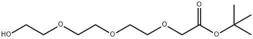 Hydroxy-PEG3-t-butyl acetate Structure