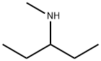 (1-エチルプロピル)メチルアミン 化学構造式