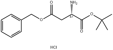 1-(叔丁基)L-天冬氨酸4-苄酯盐酸盐,52615-97-1,结构式