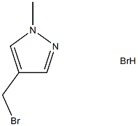 4-(broMoMethyl)-1-Methyl-1H-Pyrazole hydrobroMide 1-Methyl-, MonohydrobroMide Structure