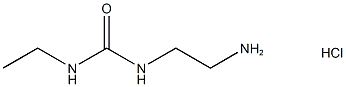 1-(2-Aminoethyl)-3-Ethylurea Hydrochloride Struktur