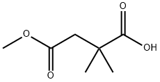 2,2-二甲基丁二酸 4-甲酯, 54043-71-9, 结构式