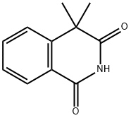 4,4-二甲基异喹啉-1,3(2H,4H)-二酮,5488-36-8,结构式