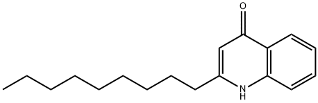 2-壬基喹啉-4(1H)-酮, 55396-45-7, 结构式