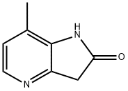 6-甲基4-氮杂-吲哚-2-酮, 56057-25-1, 结构式