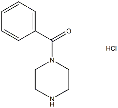 1-ベンゾイルピペラジン塩酸塩 化学構造式