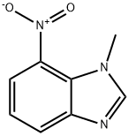 1-METHYL-7-NITRO-1H-BENZO[D]IMIDAZOLE, 57155-23-4, 结构式