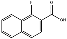 1-氟-2-萘酸,574-97-0,结构式